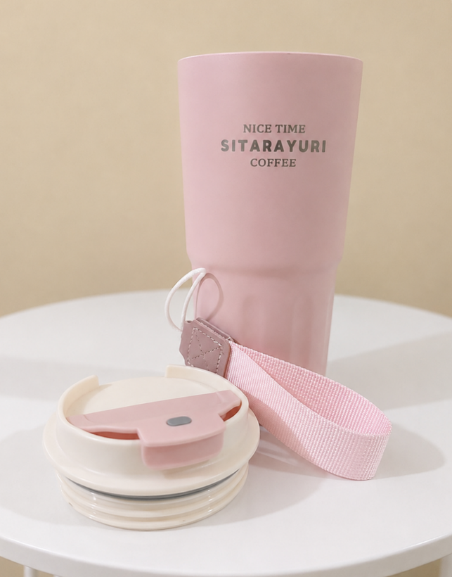 تراول ماگ استیل SITARAYURI با حجم 600 میلی لیتر