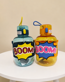 قمقمه نی دار کودکانه ۷۵۰ میلی لیتری با طرح BOOM