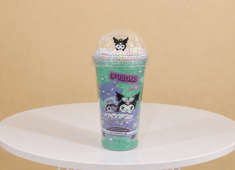 لیوان فانتزی طرح کرومی (Kuromi) 600 میلی لیتری
