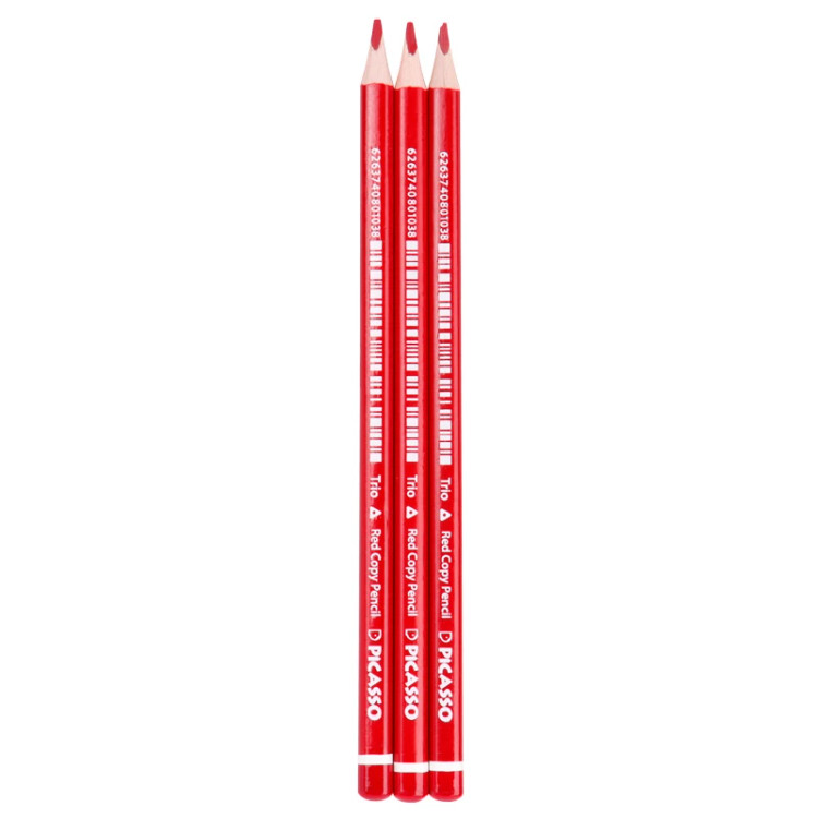 مداد قرمز پیکاسو Picasso Gol-Red-C بسته ۱۲ عددی
